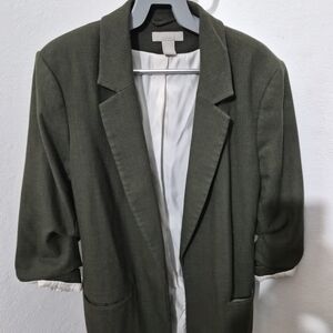 H&M Olive Green Blazer